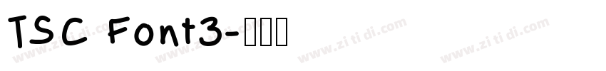 TSC Font3字体转换